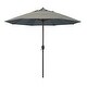 preview thumbnail 14 of 89, North Bend 9-foot Auto-tilt Round Sunbrella Patio Umbrella by Havenside Home Spectrum Dove