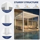 preview thumbnail 9 of 194, EROMMY Outdoor Louvered Pergola with Adjustable Aluminum Roof – Rainproof Gazebo for Patio & Garden