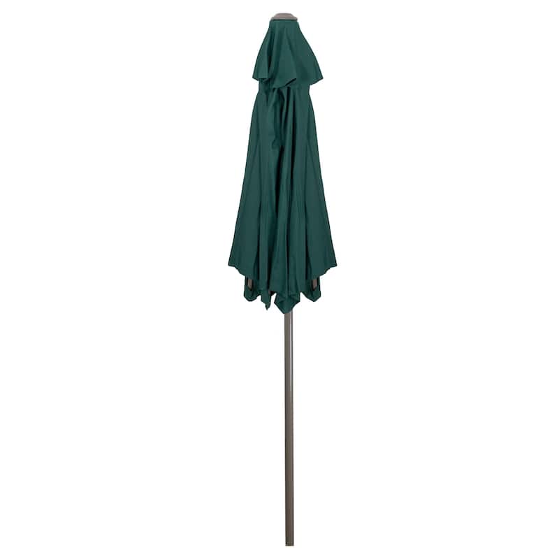 7.5ft Outdoor Patio Market Umbrella with Hand Crank