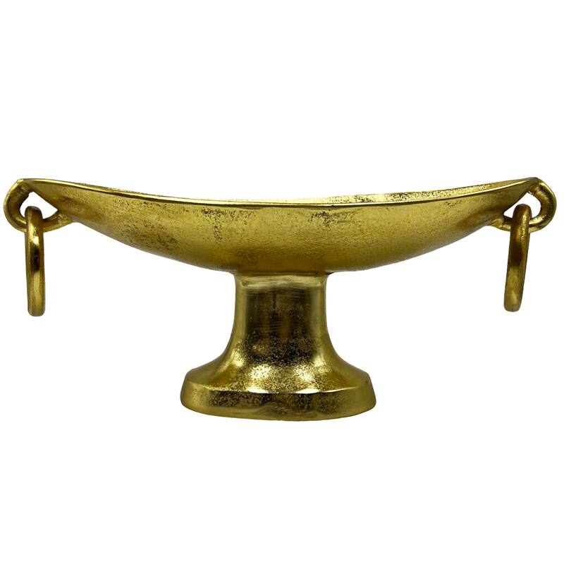 Decorative Handmade Aluminum Modern Pedestal Bowl