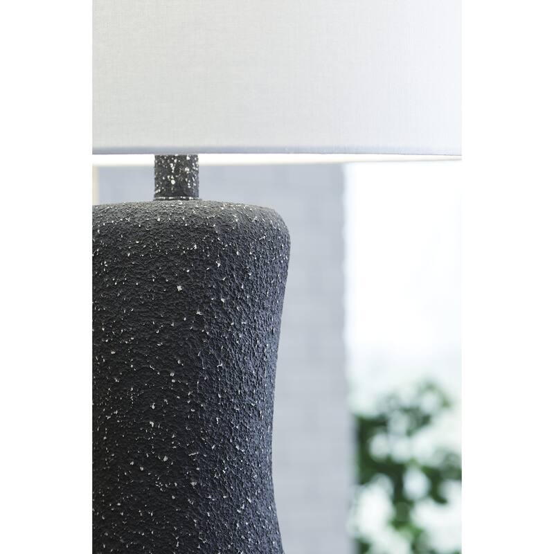 Signature Design by Ashley Maykins Black Table Lamp - 16" W x 16" D x 33" H