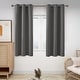preview thumbnail 45 of 135, Deconovo Grommet Room Darkening Curtains, Set of 4 Panels 42x45 Inch - Light Grey