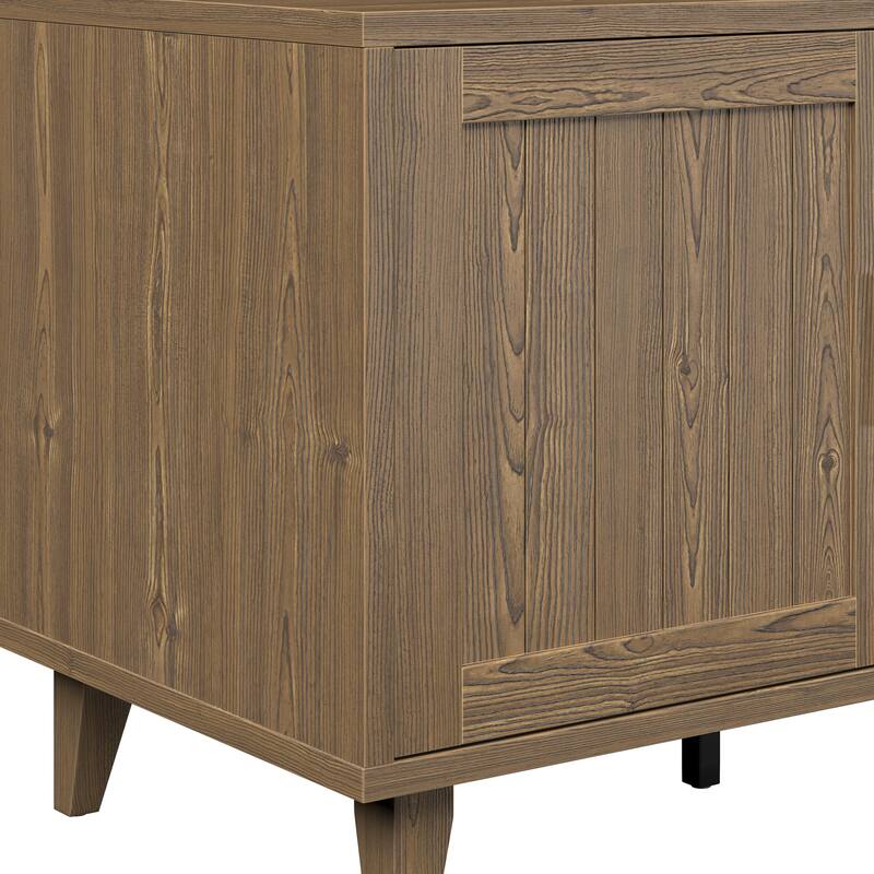 Bridgevine Home Briggs Modern 60 Inch TV Stand Console for TVs up to 65 inches