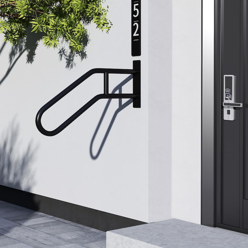 Costway 1/2 PCS Heavy-duty Handrail Non-slip Wall Mount Stair Hand
