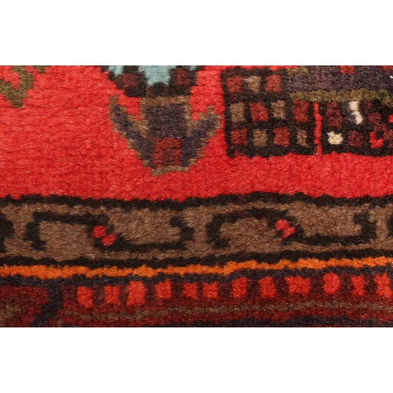 ECARPETGALLERY Hand-knotted Andelz Dark Red Wool Rug - 4'0 x 6'8