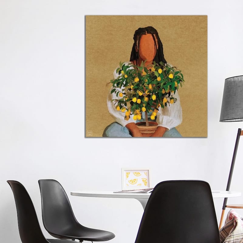 iCanvas "Lemonade" by Andileh Canvas Print - 37x37x1.5