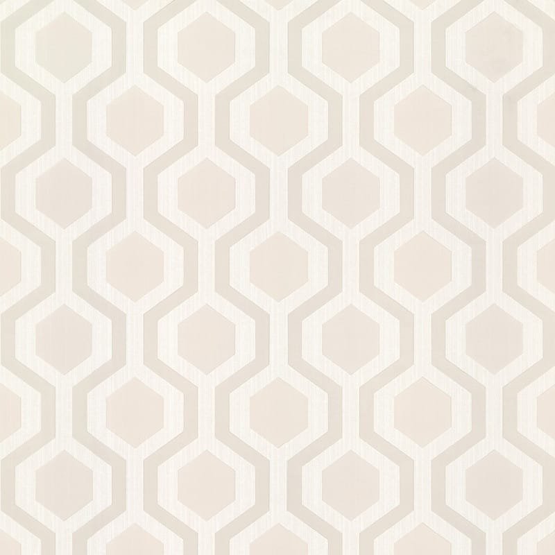 Brewster Kelso Beige Geometric Wallpaper - 20.5in x 396in x 0.025in