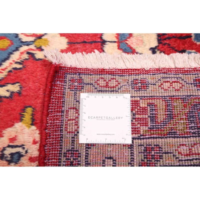 ECARPETGALLERY Hand-knotted Andelz Red Wool Rug - 4'6 x 7'1