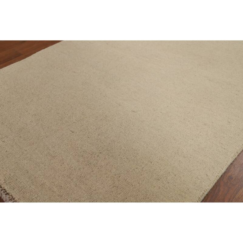 Modern Gabbeh Oriental Foyer Rug Handmade Accent Wool Carpet - 2'9"x 3'11"