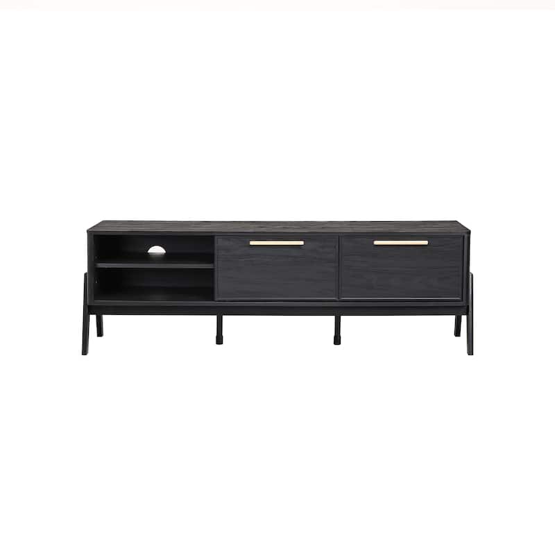 NPD Furniture Heaton 60.5 Inch Low TV Stand with Storage