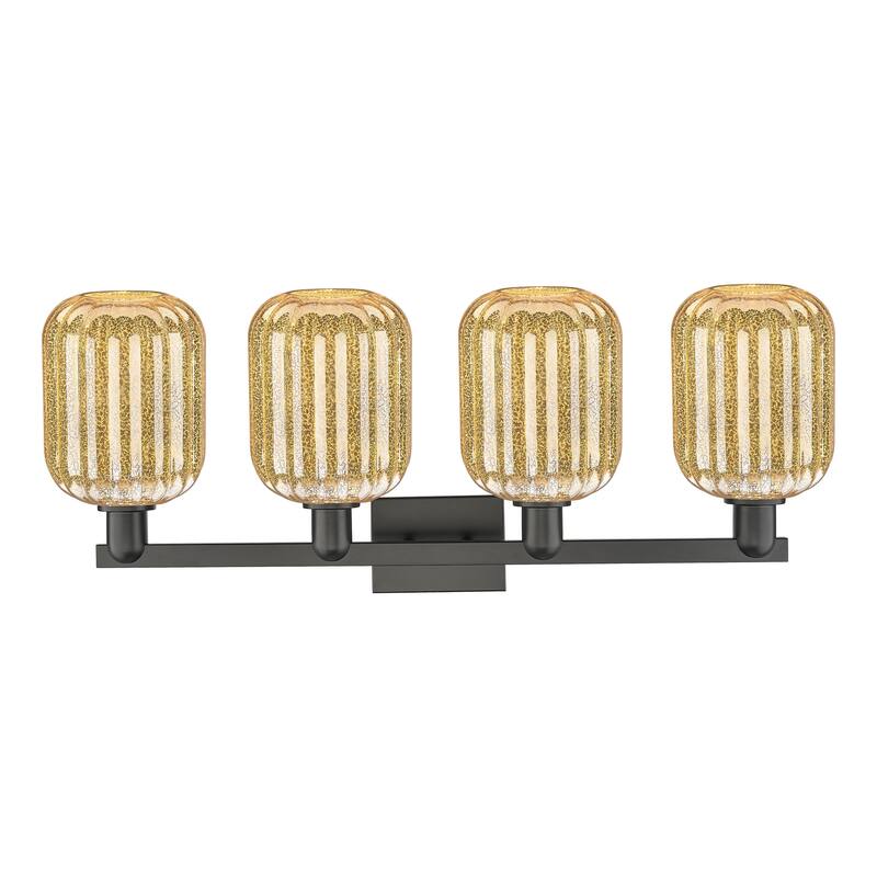 Innovations Lighting Downtown Urban - Preston - 4 Light 36" Jar Shade Bath Vanity Light