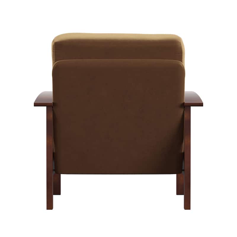 Hills Mission-Style Oak Accent Chair by iNSPIRE Q Classic