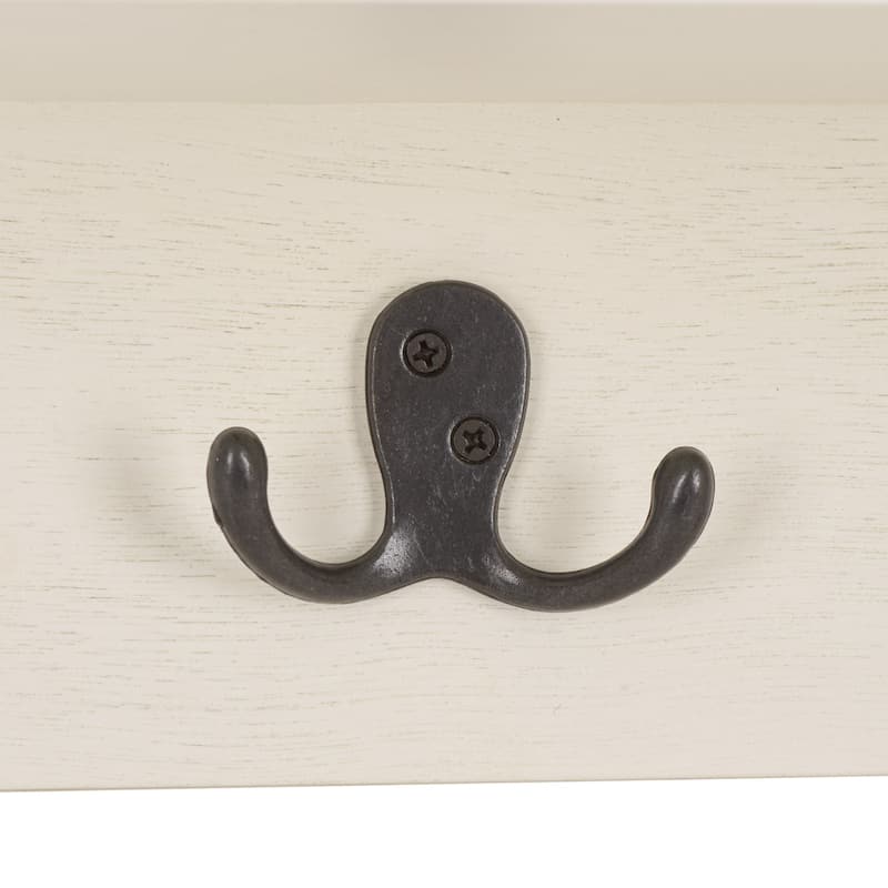 SAFAVIEH Jemina Black Hanging 3-Basket Wall Rack - 28" x 7.8" x 12" - 28"W x 8"D x 12"H