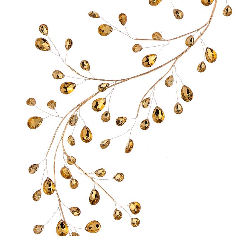 48" Metal Jewel Garland