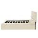 preview thumbnail 25 of 34, Velvet Full Platform Bed with Lateral Storage Compartments