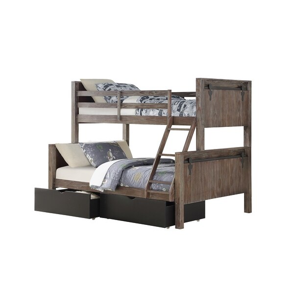 low full over full bunk beds