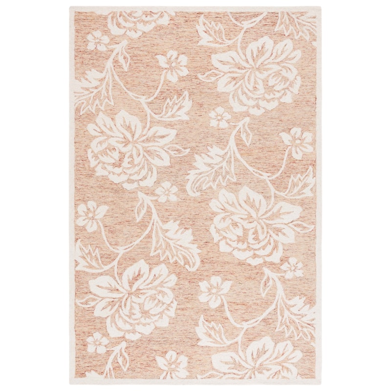 SAFAVIEH Handmade Jardin Saana Country Floral Wool Rug