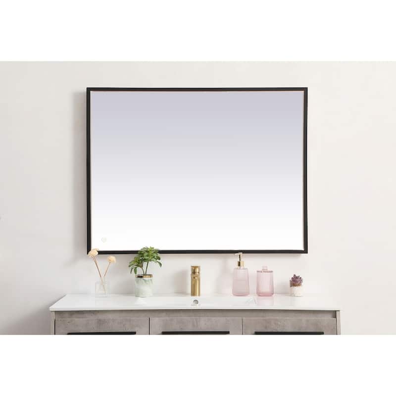 Indigo Home 30x40 inch LED mirror with adjustable color temperature