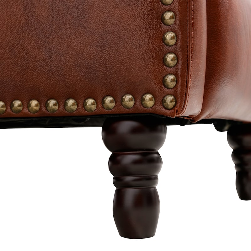 Genuine Leather Recliner Chair Comfortable Chairs for Living Room