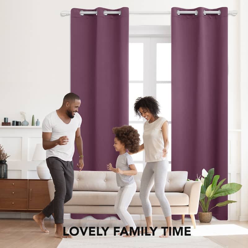 Deconovo 108 120 Length Grommet Curtain (1 Panel)