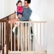 preview thumbnail 7 of 11, Walk-Thru 32" Top of Stairs Baby Gate