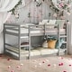 preview thumbnail 11 of 18, Modren Full Over Full Bunk Bed With Ladder And Solid Construction For Bedroom Grey