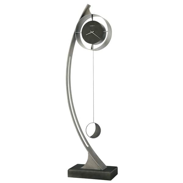 Howard Miller Crescent Floor Clock Black Metal