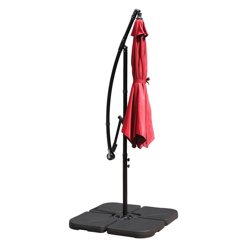 Maypex 10 Feet Cantilever Patio Umbrella, Offset Outdoor Umbrella