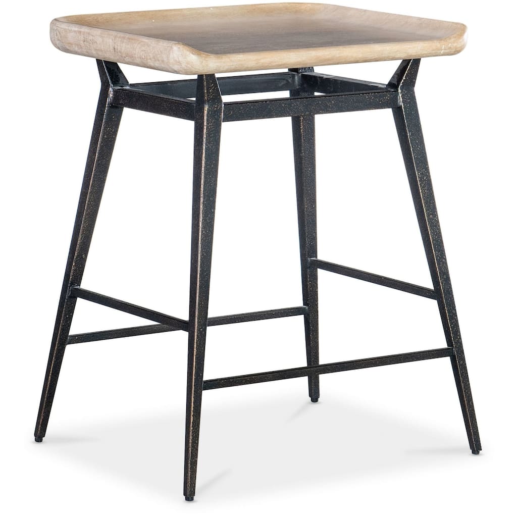 Hooker Furniture 6950-50008-80 Retreat 20" Wide Metal and Wood Counter