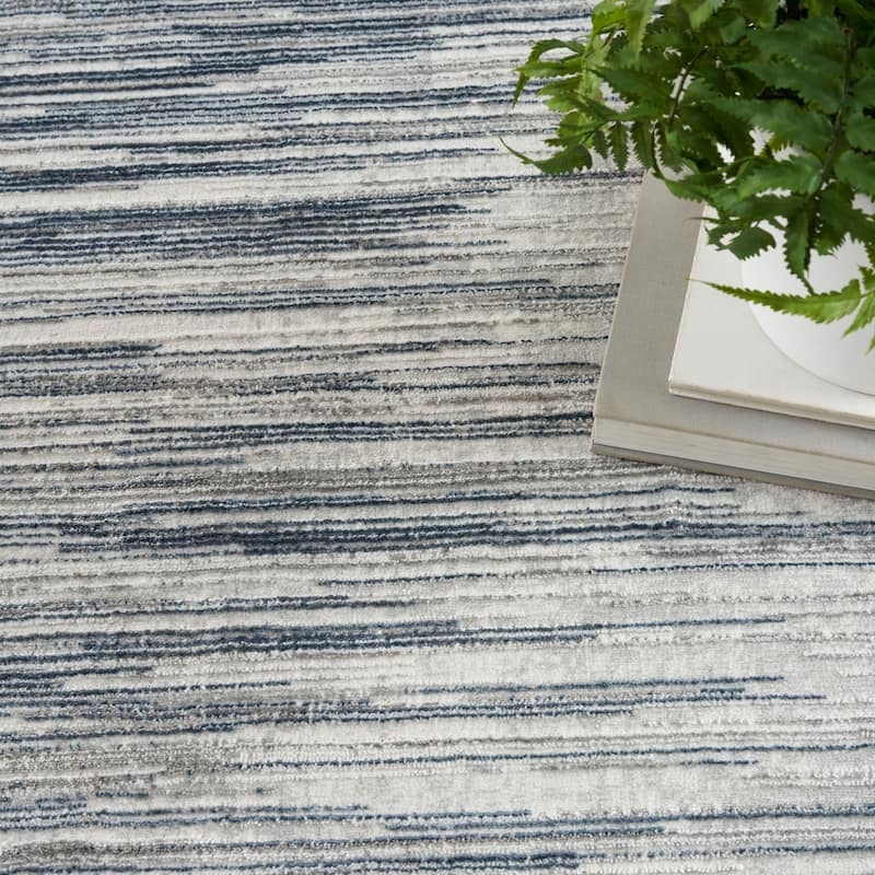 Nourison Home Texture Indoor only Cream / Ivory Abstract Area Rug