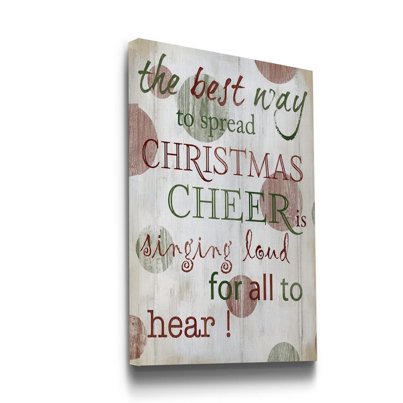 Christmas Cheer -Premium Gallery Wrapped Canvas - Ready to Hang