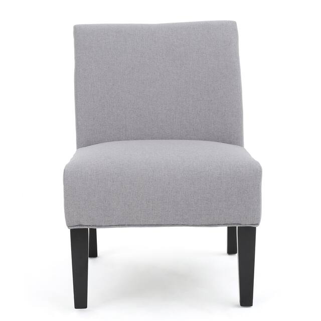 Kassi Contemporary Fabric Slipper Accent Chair by Christopher Knight Home - 22.50" L x 29.50" W x 32.00" H