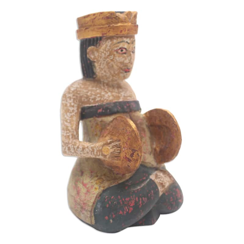 Novica Handmade Ceng Ceng Wood Statuette