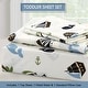 preview thumbnail 10 of 96, 3-Piece Cotton Toddler Sheet Set for Kids Boys & Girls (Animals, Fish, Sports, Floral)