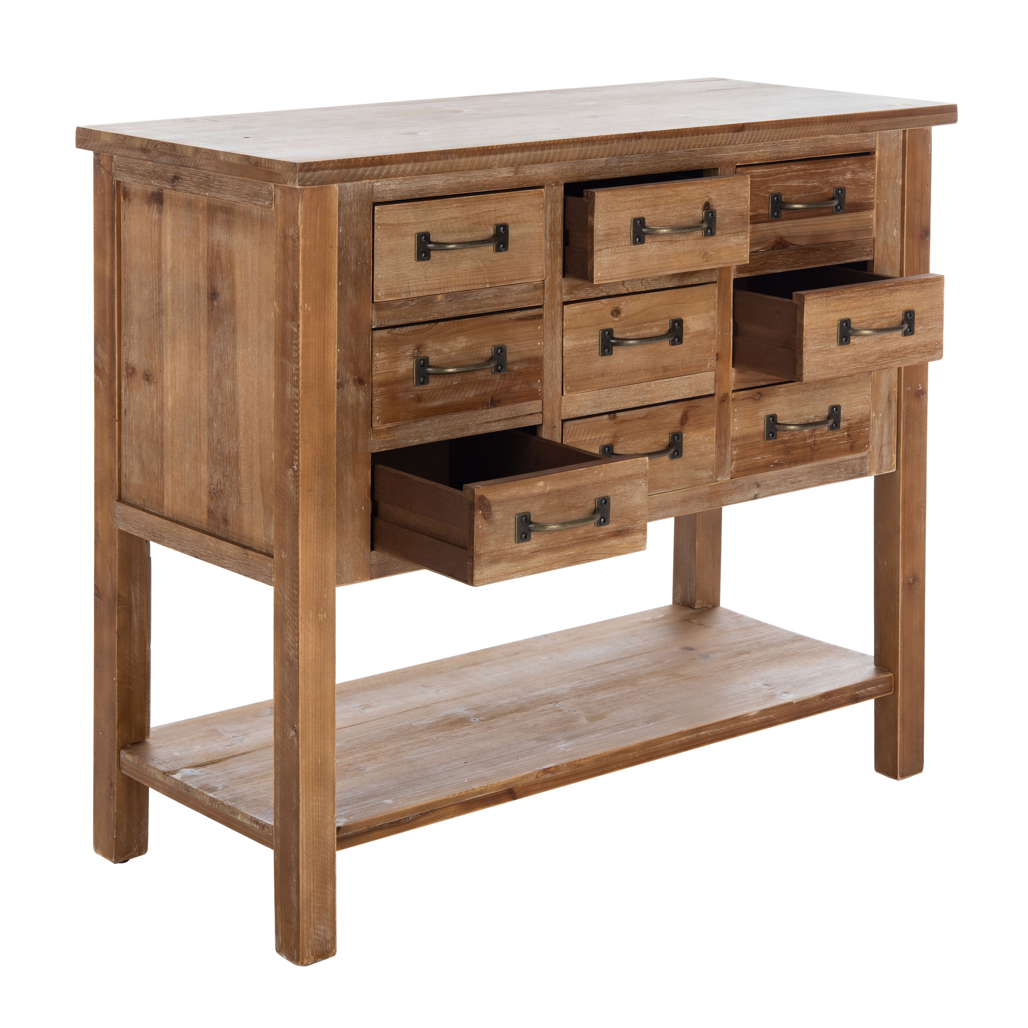 SAFAVIEH Mendie Natural Oak 9-Drawer Chest - On Sale - Bed Bath