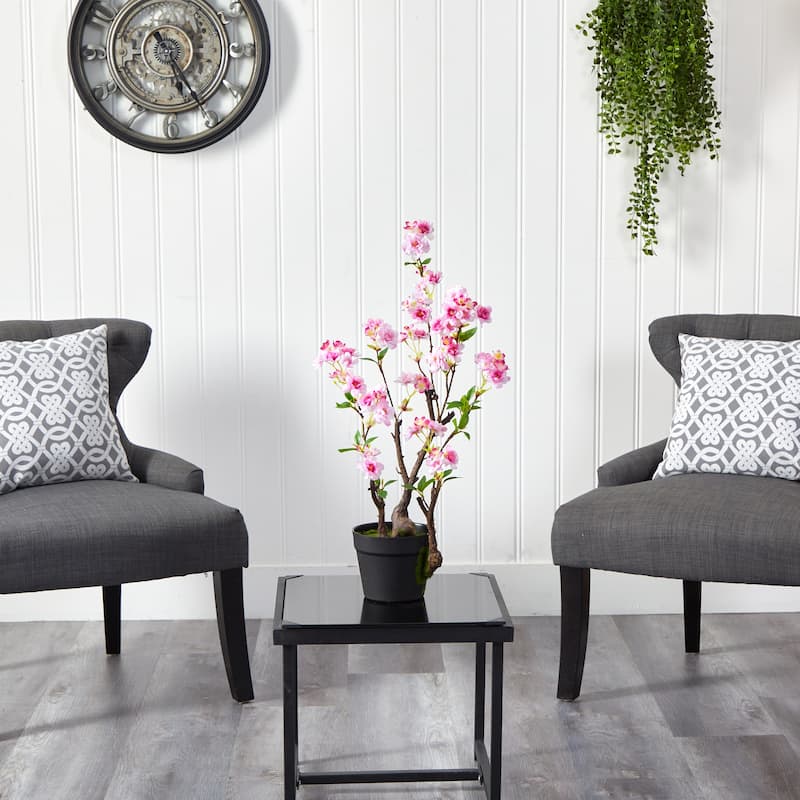 2.5' Cherry Blossom Artificial Plant - 6"