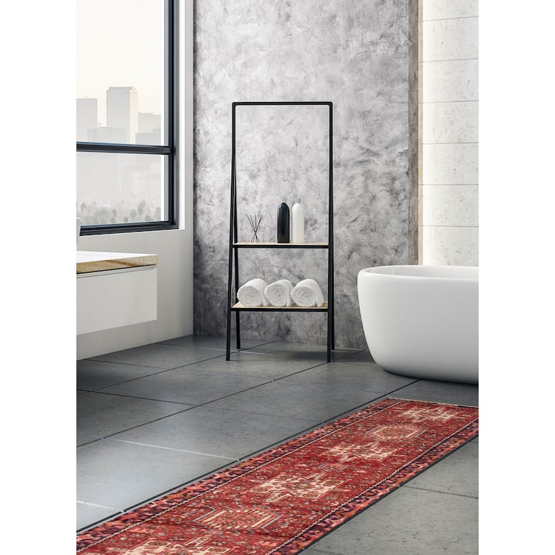 ECARPETGALLERY Hand-knotted Konya Anatolian Dark Red Wool Rug - 3'0 x 10'5