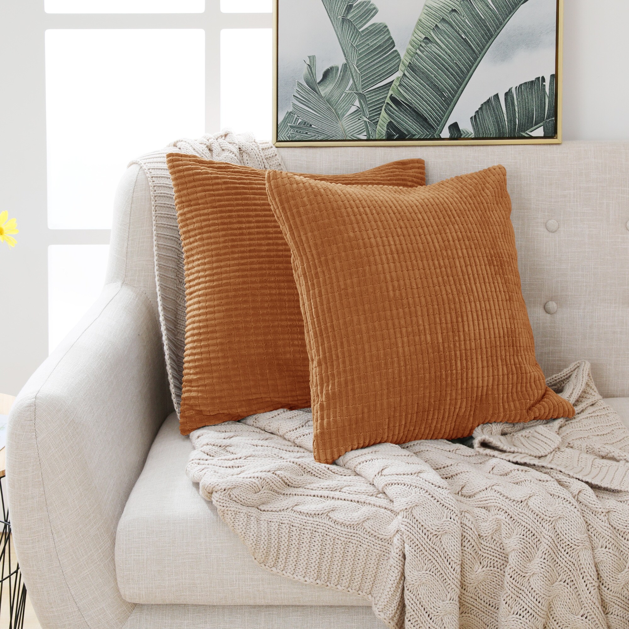 Corduroy shop throw pillow