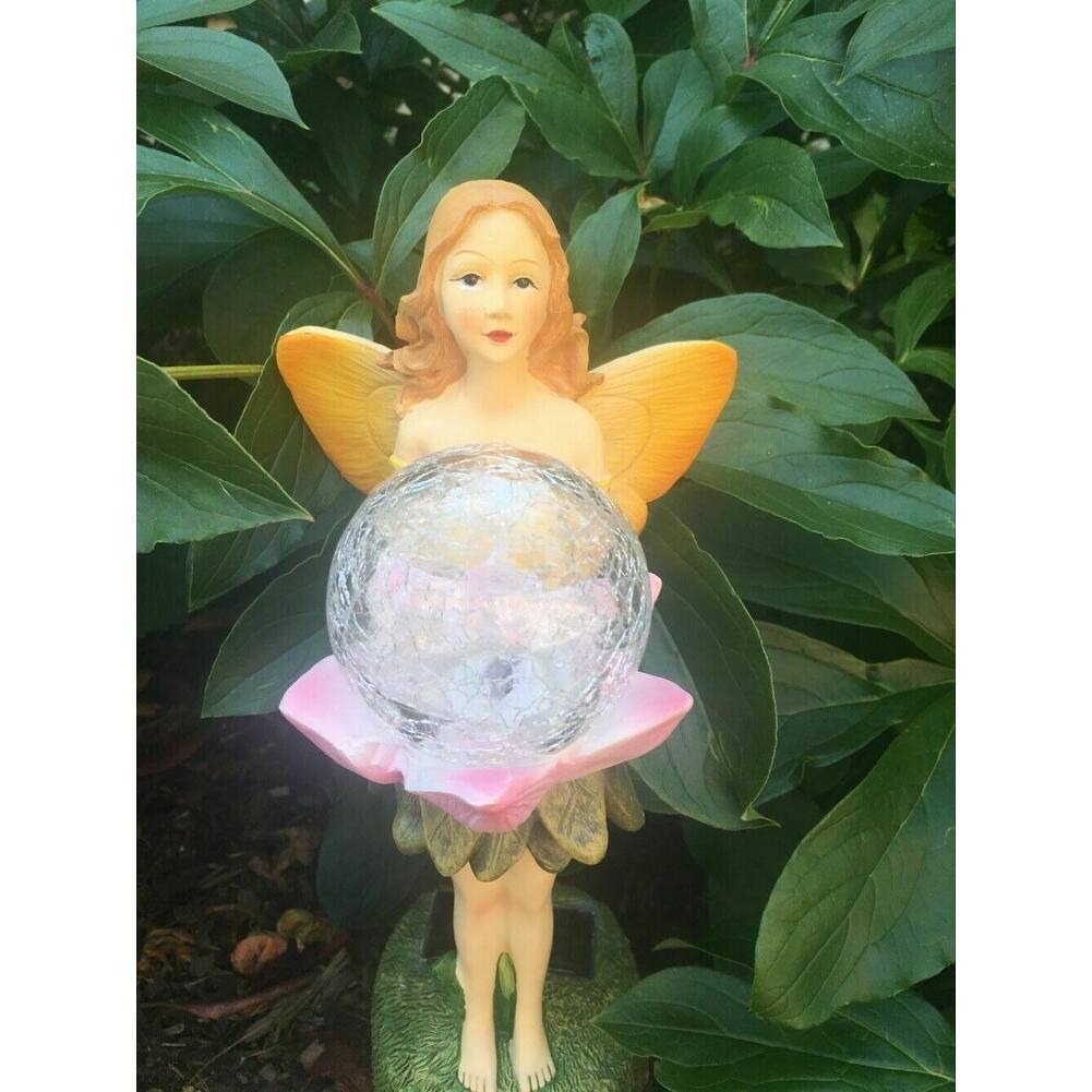 Solar LED Fairy Angel Statue