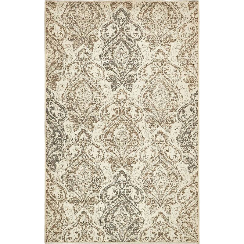 Contemporary Daisy Collection Area Rug