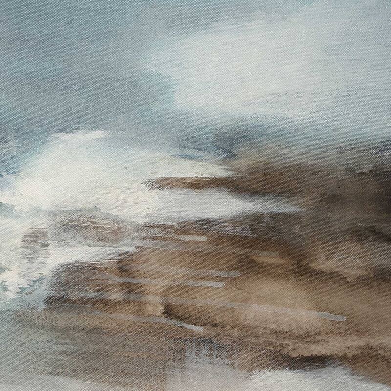 Uttermost Chasing Blue Coastal Canvas Art