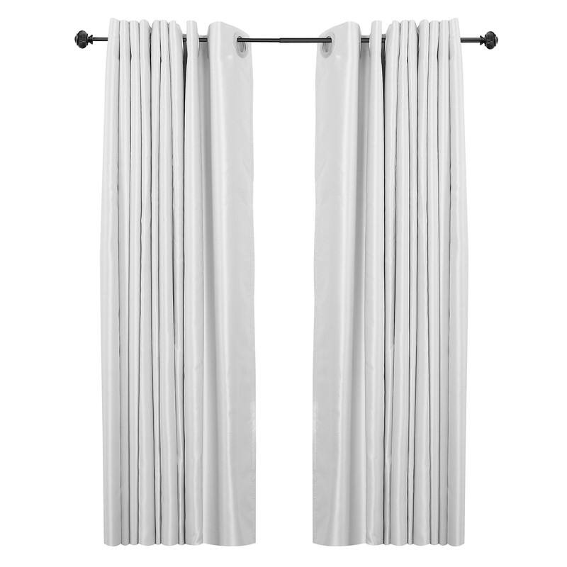 UTOPIA ALLEY Wall Mounted 3/4 Inch Curtain Rod - Adjustable Drapery Rods, Gold Curtain Rods, Bedroom Decorative Curtain Rods