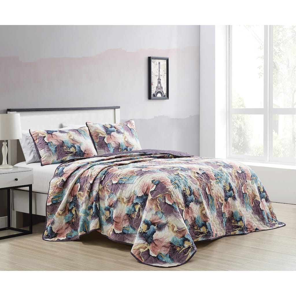 Poline Luxury 3 Piece Bedspread
