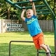 preview thumbnail 15 of 17, Hapfan 400lbs 3-in-1 Heavy Duty Metal Monkey Bar Set, Outdoor Playset with Gymnastics Bars & Trapeze Swing for Backyard Outdoor