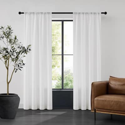 Sheer Barrier Embossed Privacy Panel Pair