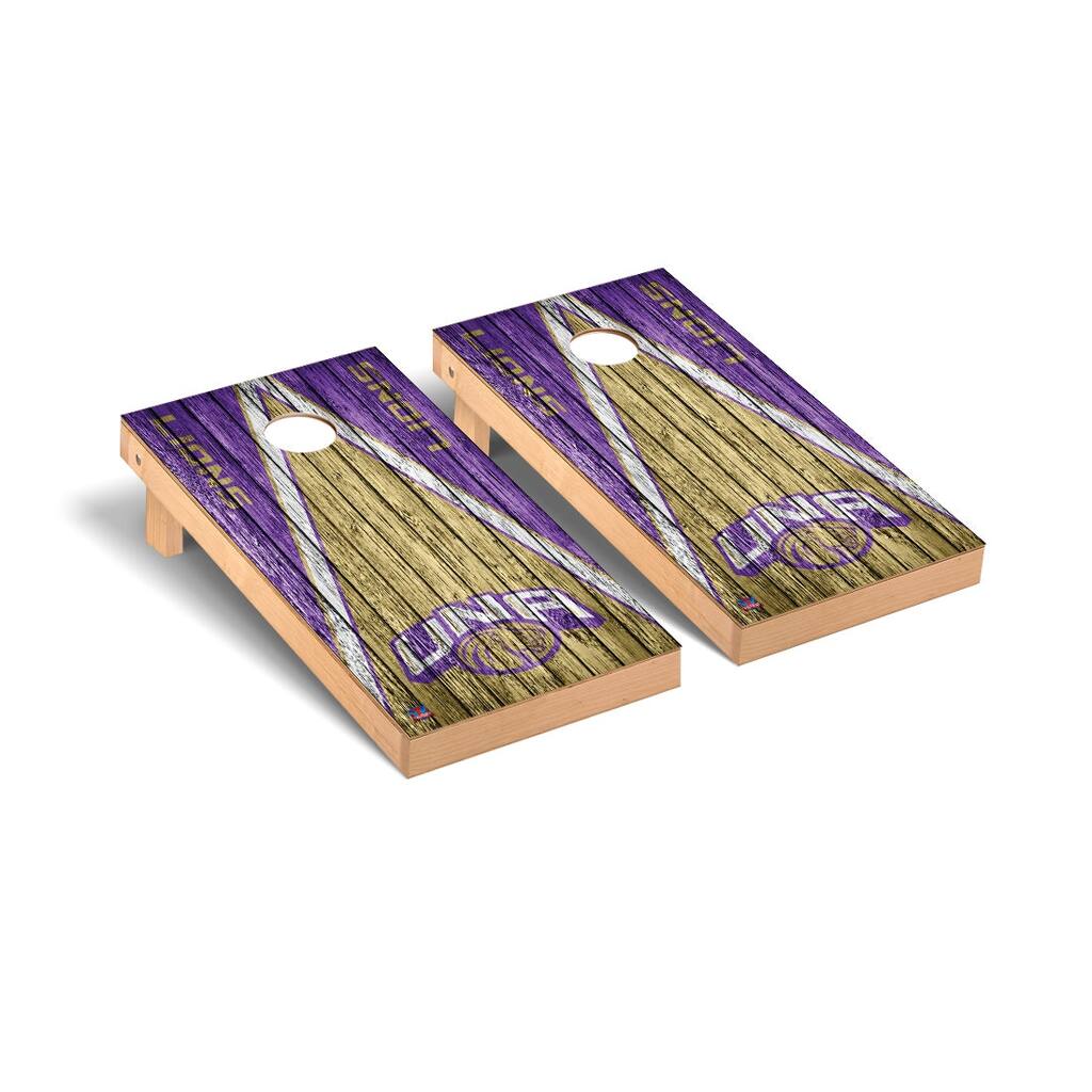 North Alabama Lions Triangle Cornhole Board Set