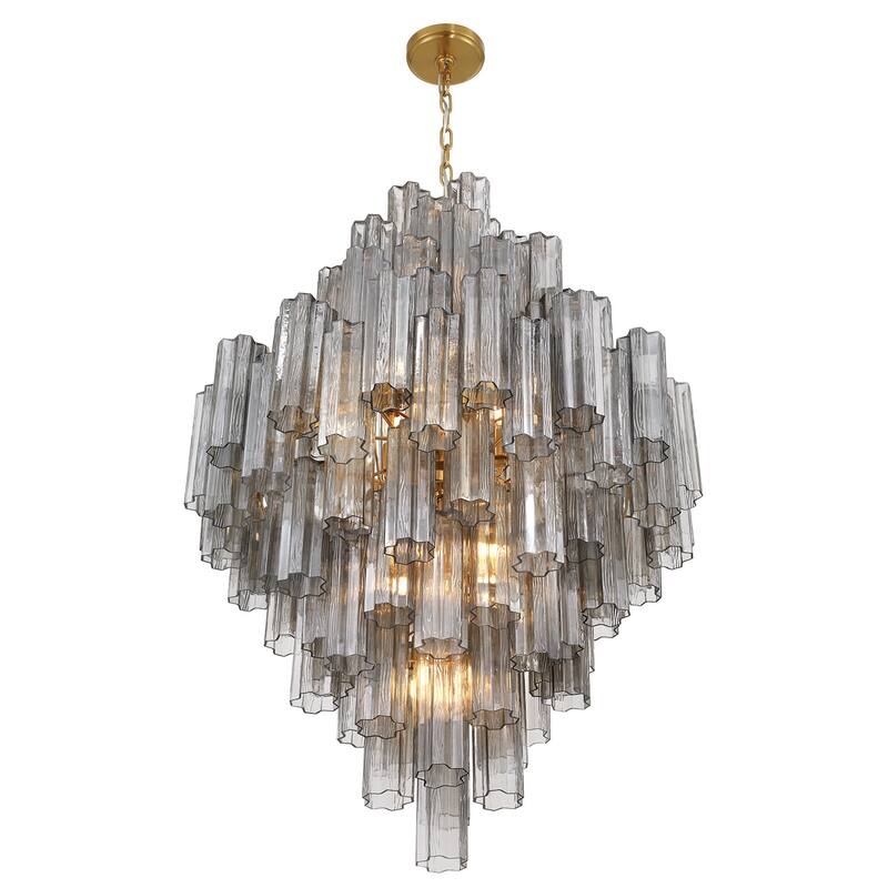 Crystorama Lighting Group ADD-319-SM Addis 20 Light 32" Wide