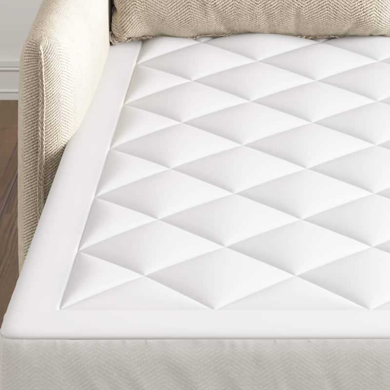 Madison Park Amity Waterproof Sofa Bed Mattress Pad - White