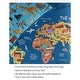 preview thumbnail 3 of 7, World Map 3 Piece Quilt Set-Twin XL Bedding & 2 Pillow Shams by Hastings Home