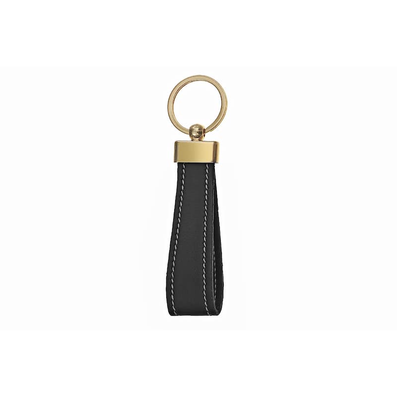 PU Leather Key Chain Black